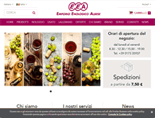 Tablet Screenshot of emporioenologico.com